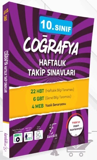 10. Sınıf Coğrafya Haftalık Takip Sınavları – Hasan Güden – Karekök Yayıncılık kitap kapağı