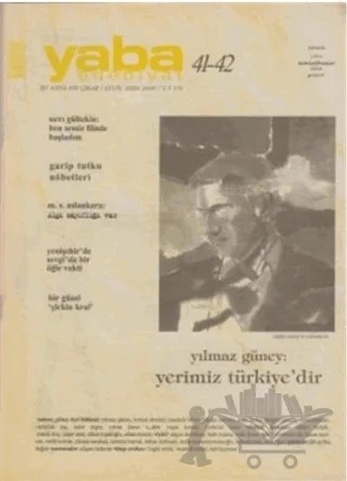 Yaba Edebiyat Dergisi Sayı: 41-42 – Yaba Dergisi Yayınları kitap kapağı