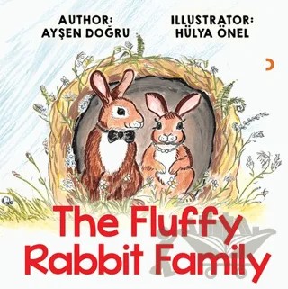 The Fluffy Rabbit Family – Ayşen Doğru – Cinius Yayınları kitap kapağı