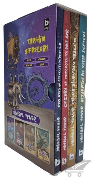 Tarihin Şifreleri Serisi (4 Kitap Kutulu Set) – Mavisel Yener – Bilgi Yayınevi kitap kapağı