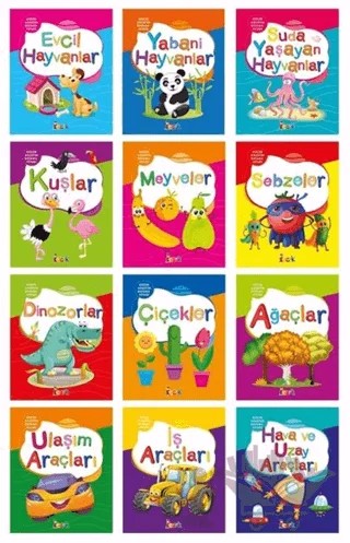 Küçük Kaşifin Boyama Kitabı (12 Kitap Takım) – Kolektif – Bıcırık Yayınları kitap kapağı