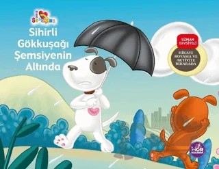 Sihirli Gökkuşağı Şemsiyenin Altında – Kolektif – Mor Kelebek kitap kapağı