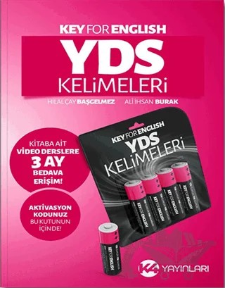 2022 English Akıllı Defter ile YDS Kelime Dopingi - Aktivasyon Kodu – Kolektif – K4 English Yayıncılık kitap kapağı