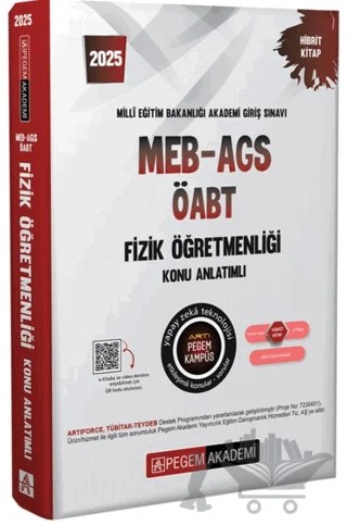 2025 MEB-AGS-ÖABT Fizik Öğretmenliği Konu Anlatımlı – Kollektif – Pegem Akademi Yayıncılık kitap kapağı