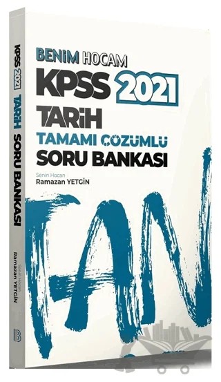 KPSS Tarih Tamamı Çözümlü Soru Bankası – Ramazan Yetgin – Benim Hocam Yayınları kitap kapağı