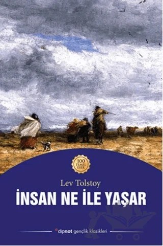 İnsan Ne ile Yaşar – Lev Nikolayeviç Tolstoy – Dipnot Yayınları kitap kapağı