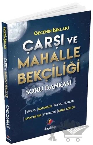 2022 Gecenin Işıkları Çarşı ve Mahalle Bekçiliği Soru Bankası – Kolektif – Dizgi Kitap kitap kapağı