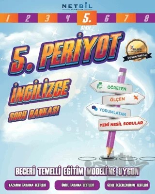 Netbil Yayınları 5. Sınıf İngilizce Periyot Soru Bankası – Kolektif – Netbil Yayıncılık kitap kapağı