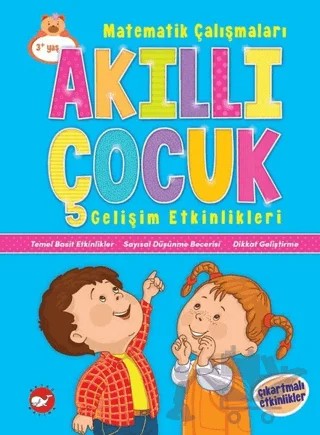 Akıllı Çocuk Gelişim Etkinlikleri – Kolektif – Beyaz Balina Yayınları kitap kapağı