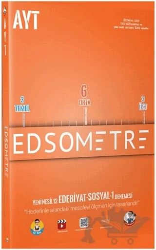 AYT Yeni Nesil 12 Edebiyat-Sosyal-1 Denemesi - Edsometre – Kolektif – Tonguç Akademi kitap kapağı