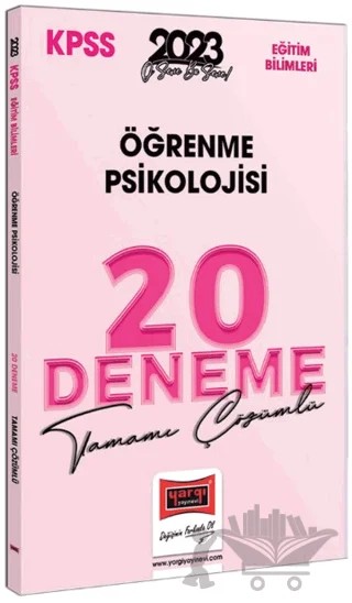 Yargı Yayınları 2023 KPSS Eğitim Bilimleri Öğrenme Psikolojisi Tamamı Çözümlü 20 Deneme – Kolektif – Yargı Yayınevi kitap kapağı