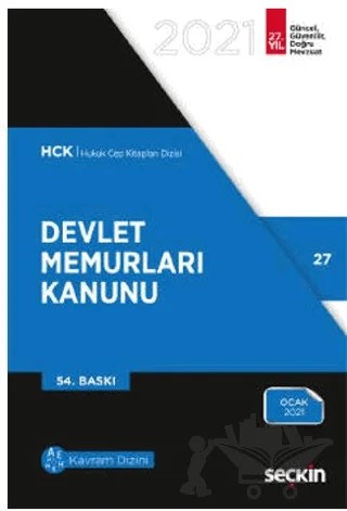 Devlet Memurları Kanunu – Remzi Özmen – Seçkin Yayıncılık kitap kapağı