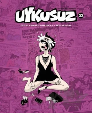 Uykusuz Dergisi Cilt 23 Şubat-Mayıs 13 Sayı 287-299 – Mürekkep Basın Yayın kitap kapağı