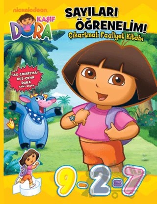 Dora Sayıları Öğrenelim Çıkartmalı Faaliyet Kitabı – Kolektif – Doğan Egmont Yayıncılık kitap kapağı