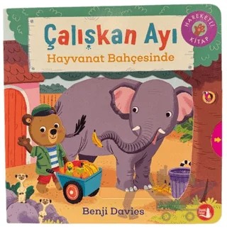 Çalışkan Ayı Hayvanat Bahçesinde – Benji Davies – Büyülü Fener Yayınları kitap kapağı