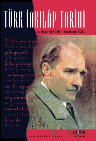 Türk İnkılap Tarihi – A. İhsan Gencer, Sabahattin Özel – Der Yayınları kitap kapağı