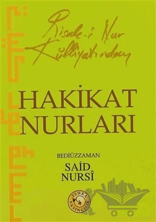 Risale-i Nur Külliyatından Hakikat Nurları – Bediüzzaman Said-i Nursi – Zehra Yayıncılık kitap kapağı