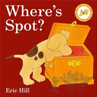 Spot: Where's Spot? (Hardcover- Red Cover) – Eric Hill – Puffin Books kitap kapağı