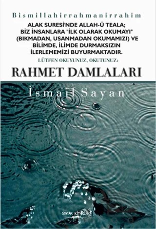 Rahmet Damlaları – İsmail Sayan – Sokak Kitapları Yayınları kitap kapağı