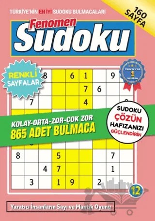 Fenomen Sudoku 12 – Bertan Kodamanoğlu – Maxi Yayıncılık kitap kapağı