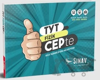 TYT Fizik Cepte Kolay Taşınabilir Konu Anlatım Kitabı – Kolektif – Sınav Yayınları kitap kapağı