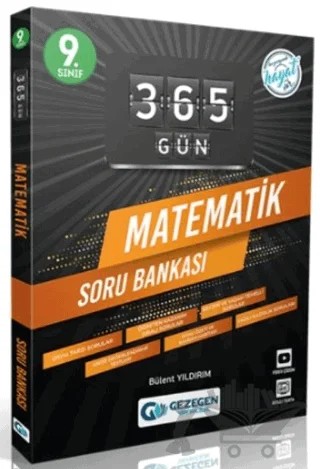 9. Sınıf 365 Gün Matematik Soru Bankası – Bülent Yıldırım – Gezegen Yayıncılık kitap kapağı