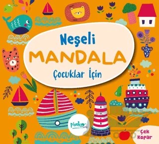 Çocuklar İçin Neşeli Mandala – Kolektif – Pinokyo Yayınları kitap kapağı
