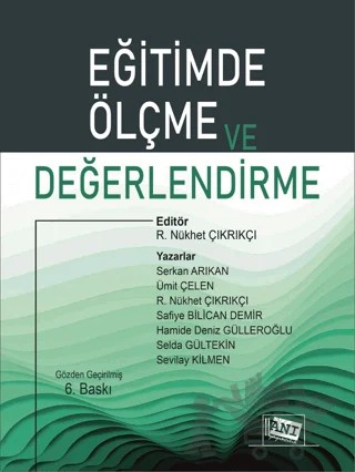 Eğitimde Ölçme ve Değerlendirme – R. Nükhet Çıkrıkçı – Anı Yayıncılık kitap kapağı