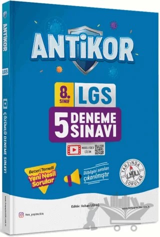 LGS 5'li Deneme Seti – Volkan Uğraş – Antikor Yayınları kitap kapağı
