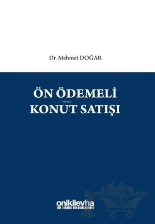 Ön Ödemeli Konut Satışı – Mehmet Doğar – On İki Levha Yayınları kitap kapağı