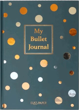 Bullet Journal - Confetti Mavi – Kolektif – Elaspaper kitap kapağı