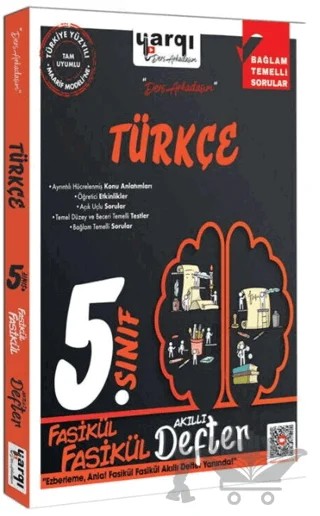 Yargı Ders Arkadaşım 5. Sınıf Türkçe Fasikül Fasikül Akıllı Defter – Kolektif – Yargı Yayınevi kitap kapağı