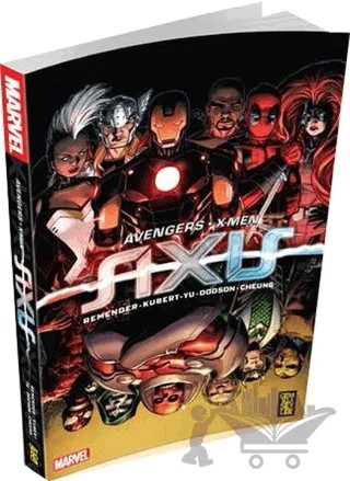 Avengers X-Men: Axis – Rick Remender – Gerekli Şeyler Yayıncılık kitap kapağı