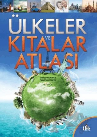 Ülkeler ve Kıtalar Atlası 5 – Kolektif – Halk Kitabevi kitap kapağı