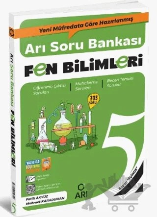 2025 5. Sınıf Fen Bilimleri Arı Soru Bankası – Fatih Akyüz, Mehmet Karaduman – Arı Yayıncılık kitap kapağı
