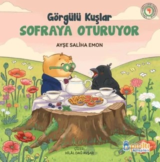 Görgülü Kuşlar Sofraya Oturuyor – Ayşe Saliha Emon – Pırıltı Kitapları - Erkam kitap kapağı