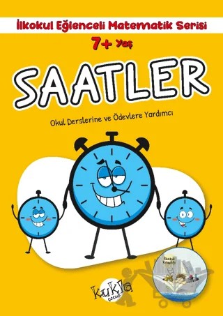 7+ Yaş İlkokul Eğlenceli Matematik Serisi - Saatler – Buçe Dayı – Kukla Yayınları kitap kapağı