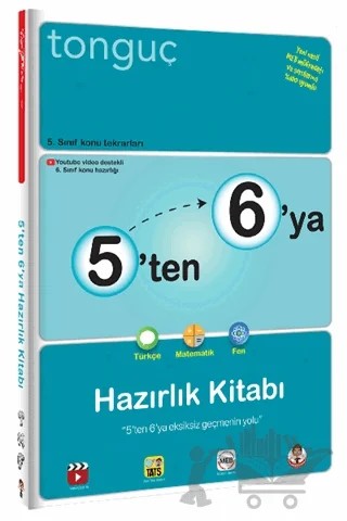 2021 5'ten 6'ya Hazırlık Kitabı – Kolektif – Tonguç Akademi kitap kapağı