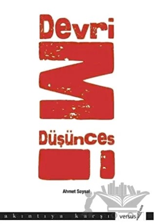 Devrim Düşüncesi – Ahmet Soysal – Versus Kitap Yayınları kitap kapağı