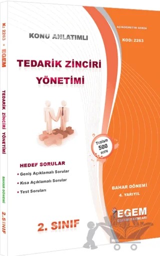 Tedarik Zinciri Yönetimi (Bahar Dönemi) Konu Anlatımlı Soru Bankası – Kolektif – Egem Eğitim Yayınları kitap kapağı