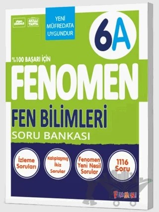 6. Sınıf Fen Bilimleri A Soru Bankası – Kolektif – Fenomen Yayınları kitap kapağı