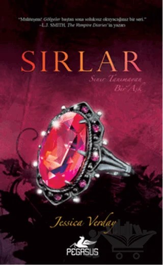 Sırlar – Jessica Verday – Pegasus Yayınları kitap kapağı