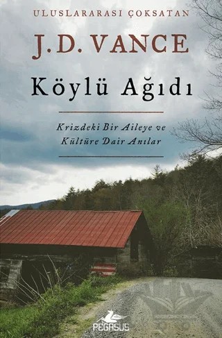 Köylü Ağıdı – J. D. Vance – Pegasus Yayınları kitap kapağı