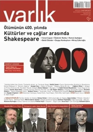 Varlık Edebiyat ve Kültür Dergisi Sayı: 1307 Ağustos 2016 – Varlık Dergisi Yayınları kitap kapağı