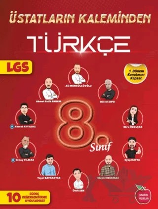 8. Sınıf Türkçe 1.Dönem 10 Süreç Değerlendirme Denemesi Üstatların Kaleminden – Kolektif – Newton Yayınları kitap kapağı