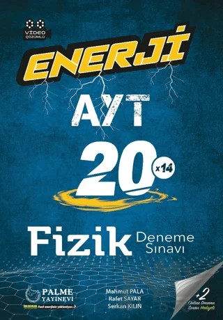 Enerji Ayt Fizik 20 Deneme Sınavı – Kolektif – Palme Yayınları kitap kapağı