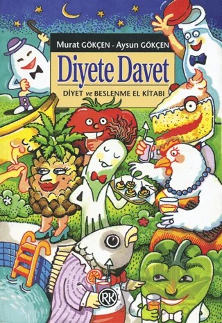 Diyete Davet Diyet ve Beslenme El Kitabı – Murat Gökçen – Remzi Kitabevi kitap kapağı
