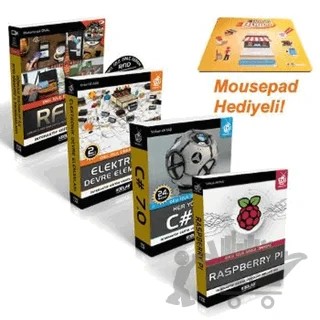 Raspberry Pi Proje Seti (4 Kitap Takım) – Erdal Delebe, Muhammed Önal, Volkan Aktaş – Kodlab Yayın Dağıtım kitap kapağı