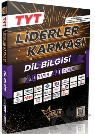 Liderler Karması TYT Dil Bilgisi Denemeleri - 20 Yayın 40 Deneme – Kolektif – Liderler Karması Yayınları kitap kapağı