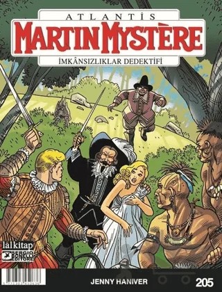 Martin Mystere Sayı 205 - İmkansızlıklar Dedektifi: Jenny Haniver – Alfredo Castelli – Lal Kitap kitap kapağı